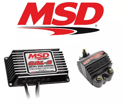 MSD Ignition Kit 65303 Digital Programmable 6AL-2 Ignition Box & Blaster SS Coil • $654.95