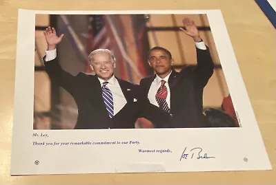 $49.99 • Buy Democrat President Barack Obama, Signed By Joe Biden Photo