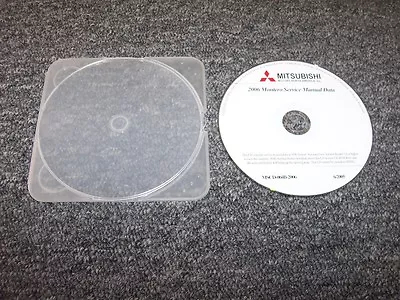 2006 Mitsubishi Montero Workshop Shop Service Repair Manual DVD Limited 3.8L V6 • $90.30