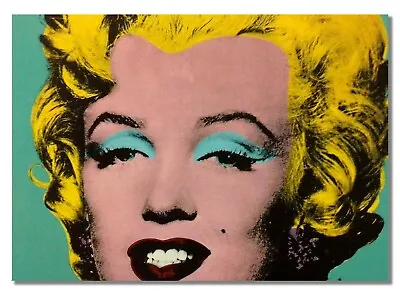 Andy Warhol Inspired By Marilyn Monroe Green Famous Reproduction Poster Icon • $46.42