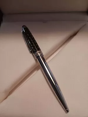 Montblanc Meisterstuck Solitaire Carbon Stainless Steel Ballpoint Pen • $465