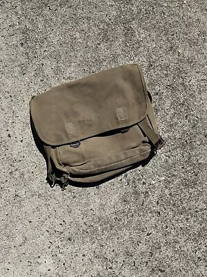 WW2 US Army 100% Original M1936 Treated Officer Musette Bag - Named Dated 1942 • $150