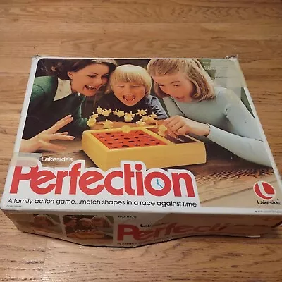 Vtg. Lakeside Perfection Game 1975 Complete With Original Box Pieces #8370 • $27.88