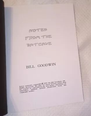 Bill Goodwin Lecture Notes Card Coin Magic Dai Vernon Larry Jennings OOP Kosby • $124.98