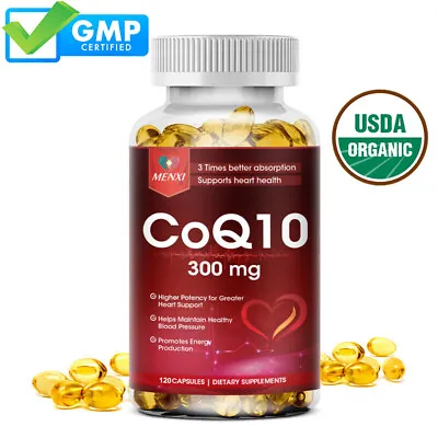 Coenzyme Q-10 300mg AntioxidantHeart Health SupportIncrease EnergyStamina MX • $13.97