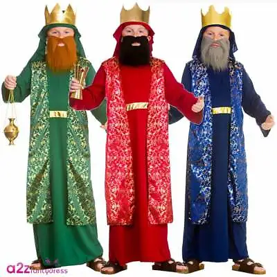 £12.99 • Buy Wise Man Three Kings Boys Girls Child Christmas School Nativity Play Fancy Dress