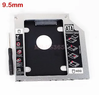 2nd Hard Drive HDD SSD Caddy Adapter For SONY VAIO Z Series VPCZ133GM VPC-Z13C5E • $8.99