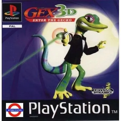 Gex 3D:Enter The Gecko (Playstation PS1 Game) • £29.89