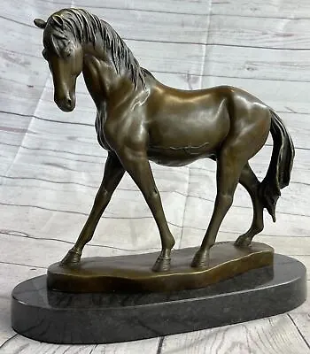 Large Hand Made Signed Miguel Lopez Known As Milo Horse Bronze Sculpture Sale • $419