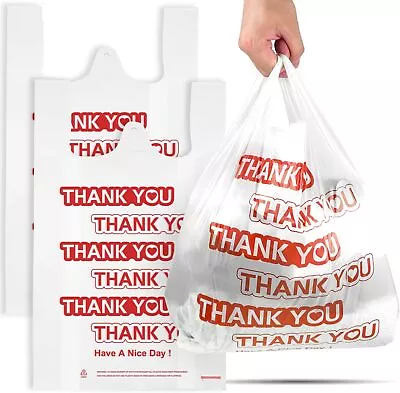 Reusable Recyclable Singlet Shopping Bags Grocery Carry Checkout Bags Heavy Duty • $15.50