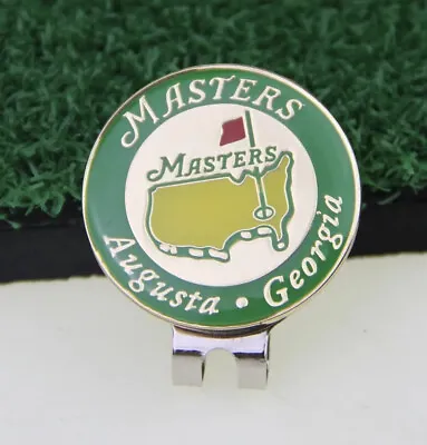 Masters Augusta Golf Ball Marker Coin - Magnetic With Hat Clip • $10.99