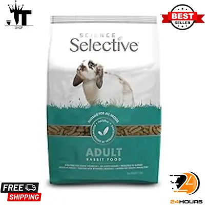 Best 1.5kg - Supreme Petfoods Science Selective Adult Rabbit • £5.97