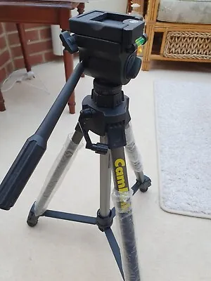 Cam Link TP-2500 Tilt Head Height Adjustable Tripod • £10