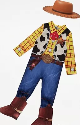 £19.99 • Buy BNWT Disney Toy Story Woody Fancy Dress Costume Aged 5-6 Years