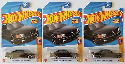 Hot Wheels  -  1989 Mercedes Benz 560 Sec Amg (3) Car Lot • $0.99