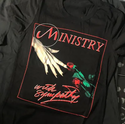 Ministry With Sympathy Synthpop Short Sleeve Cotton Black All Size Shirt KC915 • $22.49