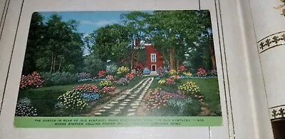 Garden In Rear Of Federal Hill Bardsville My Old Kentucky Home Unposted  • $3.86