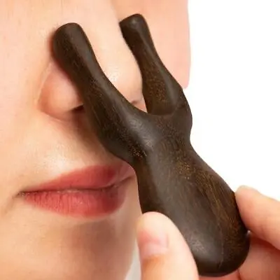 Wooden Eye Massage Tool 2pcs V Face Shaping Wooden Nose Scraper For F Sell • $2.73