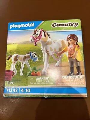 Playmobil 71243 Country Horse With Foal Animals For The Riding Stable And Farm • £12.65