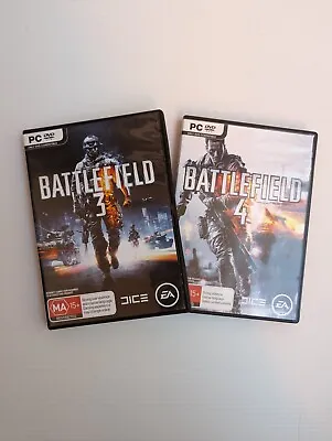 Battlefield 3 + 4 Bundle - PC - Code May Be Used - Complete • $19.99
