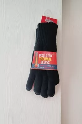 West Loop Men's Insulated Thermal Gloves Size L/XL Black • $16