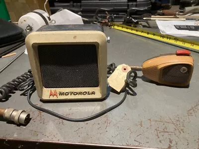 Vintage Motorola Mocom 70/Motrac Speaker And Mic • $75.95