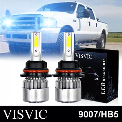 8000K 9007 LED Headlight Bulb For International Truck 4300 4400 Series 2003-2012 • $15.95