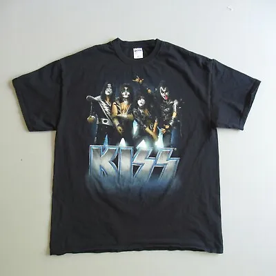 Vintage Kiss T Shirt Rock Metal Band Big Print • $75