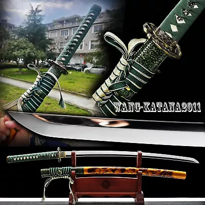 Mirror Blade Fine Grinding High Manganese Steel Japanese Katana Sharp Sword New • $198