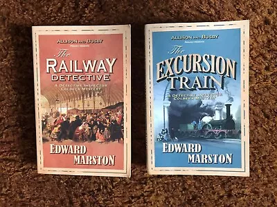 Edward Marston. The Railway  Detective. Two Novels.￼￼ • £2.50