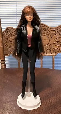 Midge Barbie Doll Long Red Hair Bangs 1991 Leather Jacket Boots B21 • $29.99