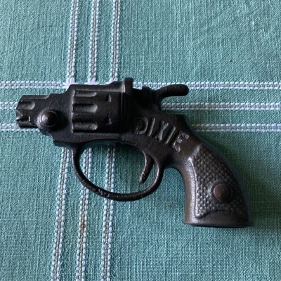 £30 • Buy Victorian Boy's Toy Metal Cap Pistol, Dixie, England , Missing Most Of Barrel