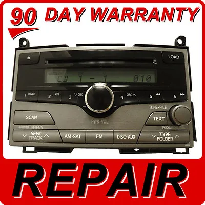 REPAIR SERVICE ONLY Toyota Venza Radio 6 Disc Changer MP3 CD Player JBL FIX OEM • $187.06