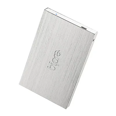 Bipra 40GB 2.5 Inch USB 2.0 NTFS Slim External Hard Drive - Silver • £18.95