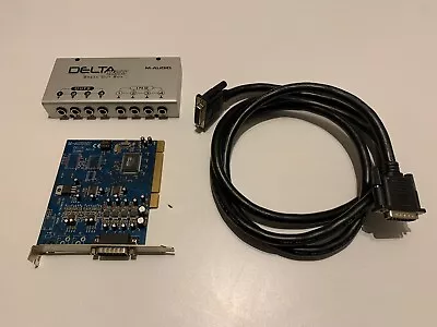 M Audio DELTA 66 4 Channel PC Interface With Breakout Box. • £20