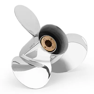 10 1/2 X 13 Stainless Steel Propeller | 48-855858A46 Fit Mercury 25-70HPRH • $174