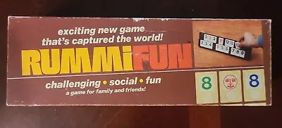 Rumifun Game Family Friends Vintage Rummikub Dan Frank And Co. Missing Tiles • $8.49