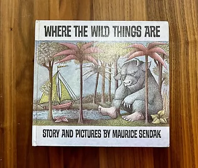 1963 WHERE THE WILD THINGS ARE MAURICE SENDAK Hardcover BOOK CLUB EDITION 5308 • $40