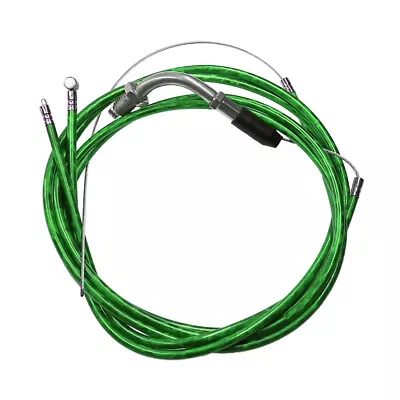 Green Throttle Cable & Clutch Cable Line For 49cc 60cc 66cc 80cc Motorized Bike • $9.99