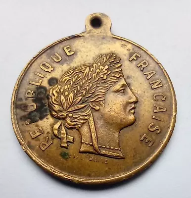 1891 Music Festival  French Marianne Medal / Medaille Exposition Saint Etienne • $9.99