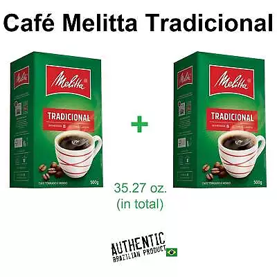 Melitta Traditional Coffee Vacuum-Packed 17.64 Oz. (Pack Of 2) • $49.99