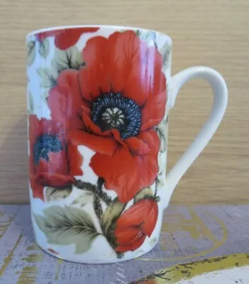 £6.99 • Buy VGC Poppy Flower Design China Mug