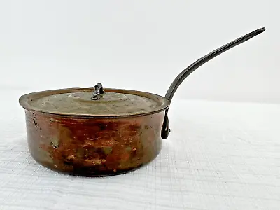 Vintage Baumalu French Copper 2 Quart Saucepan With Lid • $52.95
