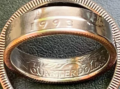 1965-1998 US Qtr Coin Ring Size 5-13(1/4  & 1/2 Sizes) You Pick Year. Free S&H • $15.98