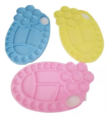 £3.39 • Buy 26 Well Oval Artist Paint Palette Colour Mixing Pallet Art Craft 24cm X 14cm NEW
