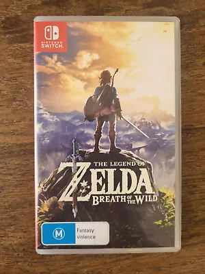 Zelda Breath Of The Wild On Switch (No Physical Map) • $60