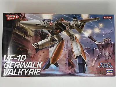 Hasegawa 1/72 Macross VF-1D Gerwalk Valkyrie Plastic Model Kit Limited Edition • $75.34