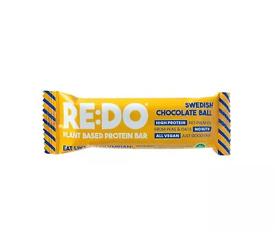 Redo Foods I Protein Bar I Vegan And Nut Free I 60g I Swedish Chocolate Ball • $4.50