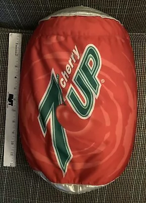 Awesome Rare Cherry 7up Soda Pop Plush Can Pillow Great Look Sweet Thang! • £33.31