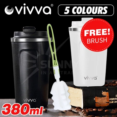 $13.87 • Buy Coffee Mug Travel Cup Stainless Steel Double Wall Leakproof Insulated Reusable